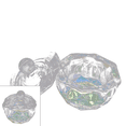 thumbnail image 3 of Bienvenido Placa De Arte De Uñas Con Tapa, Taza De Tazón De Cristal Para Arte De Uñas Líquido En Polvo Acrílico Para Herramientas De Arte De Uñas Acrílico, 3 of 5