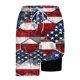 thumbnail image 5 of Pantalones Cortos para Hombre Cintura Elástica con Bolsillos, Forro de Impresión de Moda Casual para la Playa, Al Aire Libre Y el Uso Diario, 5 of 6