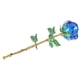 thumbnail image 3 of Artificial Glass Rose Bouquet For Home And Office Decoration In Blue 1Pcs With Multi-Level Design, 3 of 5