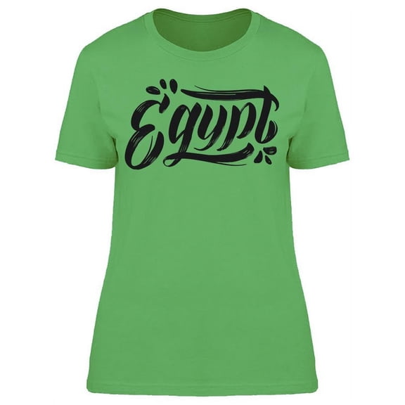 Egypt Hand Writen T-Shirt Women -Image by Shutterstock, Female Large