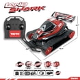 thumbnail image 3 of Landshark 1:16 Scale All Terrain RC Car, 4WD Electric Vehicle with 2.4 GHz Remote Control, Includes Controller and Rechargeable Battery, Red, 3 of 8