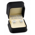 thumbnail image 2 of Sterling Silver Round White Akoya High Luster Cultured Pearl Leverback Earrings - AAA Quality, 2 of 7