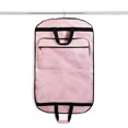 thumbnail image 2 of DALIX 39" Business Garment Bag Cover for Suits and Dresses Clothing Foldable w Pockets in Pink, 2 of 7
