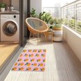 thumbnail image 4 of Yayeee Doormat for Inside 20"x32" Absorbent Low-Profile Washable Non-Slip Rubber Backed Entryway Rug, Cartoon Oranges, 4 of 8