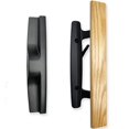 thumbnail image 1 of Juego de manija para puerta corrediza de patio ALLYWASAI estilo mortise, negro, 1 of 6