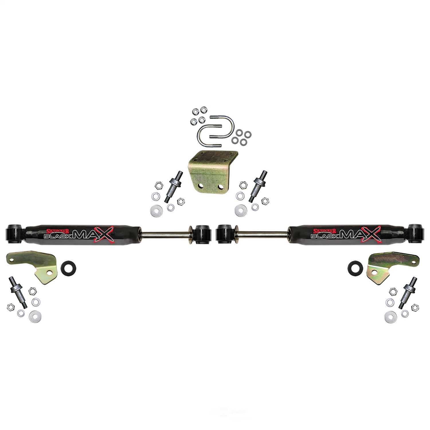 Skyjacker Suspensions 8211 Steering Stabilizer Single Kit, BLACK W/BLK BT