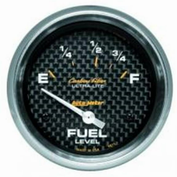 AutoMeter 4815 Carbon Fiber Electric Fuel Level Gauge