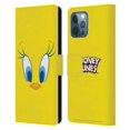 thumbnail image 1 of Head Case Designs Officially Licensed Looney Tunes Full Face Tweety Leather Book Wallet Case Cover Compatible with Apple iPhone 12 Pro Max, 1 of 6