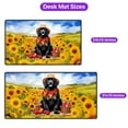 thumbnail image 5 of Vintage Newfoundland Says Hello Mother's Day Summer Sunflower Field Desk Mat Full Keyboard Mouse Pad Newfie Dog Lover Gifts Large Mousepad - 12005, 5 of 5