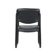 thumbnail image 2 of Boss Office Products Leather Sled Base Side Chair with Arms, 2 of 7