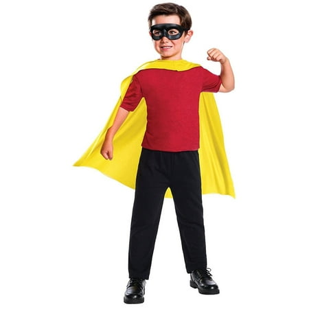 DC Comics Robin Cape & Mask Child Costume Set
