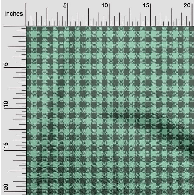 oneOone Silk Tabby Fabric Gingham Check Fabric Prints By Yard 42 Inch Wide