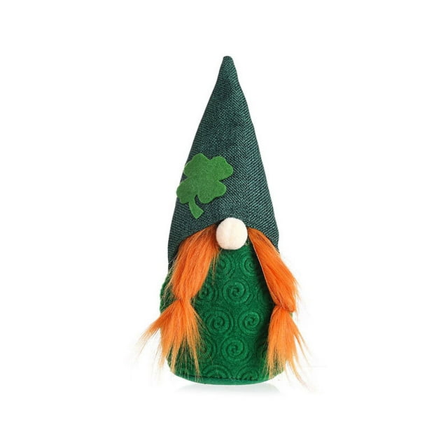 Heliisoer Irish St Patrick's Day Legless Doll Decorative Ornaments