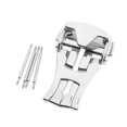 thumbnail image 2 of kusrkot Stainless Steel Push Fold Deployment Clasp Watch Band Strap Buckle -20mm, 2 of 5