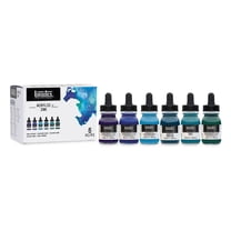 Liquitex Professional Acrylic Ink - Aqua Colors, Set of 6, 30 ml