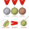 thumbnail image 3 of Uxcell Award Medals, Prize Winner Medals with Red Neck Ribbon Medals for Meetings Multicolor, 3 of 7