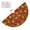 thumbnail image 3 of Cauagu 36" Christmas Tree Skirt Fall Leaves Pattern Christmas Tree Decorations Tree Mat for Xmas Decorations Occasion Holiday Home Decor -36", 3 of 7