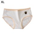 thumbnail image 2 of Sonducket Calzoncillos de algodón elástico para mujer, bragas transpirables con cintura elástica para niña, ropa interior que absorbe la humedad Ropa interior blanco SG Sonducket AP000474-06, 2 of 6