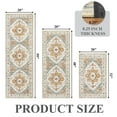 thumbnail image 3 of Ileading 3 Pieces Boho Kitchen Rug Sets Non Slip Soft Kitchen Mat Floor Mat for Kitchen, Laundry Room and Hallway, 3 of 11