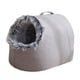 thumbnail image 2 of Casa nido transpirable para gatos, cama para perros pequeños, perrera cálida de invierno para interiores y exteriores Gris claro, 2 of 3