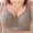 Khaki, variant on Seamless Jelly Bra Full Coverage Wireless Bras Casual Summer Bra for Sister Summer Clothes Bra