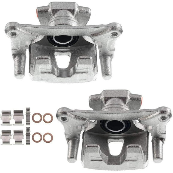 A-Premium Brake Caliper Assembly Compatible with Mitsubishi Endeavor 2004-2008 2010 2011 Rear Side 2-PC Set