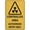 Warning Sign 2, variant on Caution Conveyor May Start Without Warning Bilingual Spanish With Icons Sign, 8"x12" Metal Bilingual Danger Warning Sign, Indoor Outdoor Man Cave Yard Sign
