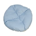thumbnail image 2 of Cojín de silla de lino 40x40 cm con base antideslizante, almohadilla lavable acolchada para asiento de comedor, cocina, oficina, interior y exterior, gris, amarillo, verde, azul, 2 of 6