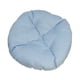 thumbnail image 2 of Cojín de silla de lino 40x40 cm con base antideslizante, almohadilla lavable acolchada para asiento de comedor, cocina, oficina, interior y exterior, gris, amarillo, verde, azul, 2 of 6