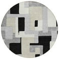 thumbnail image 2 of Addison Rugs Chantille Indoor/Outdoor Transitional Geometric Black Washable Round Rug, 8' x 8', 2 of 6
