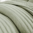 thumbnail image 5 of Greenland Home Textured Fashion Finely Stitched Bedding Set, Vineyard Sage, 3-Piece King/Cal King, 5 of 7