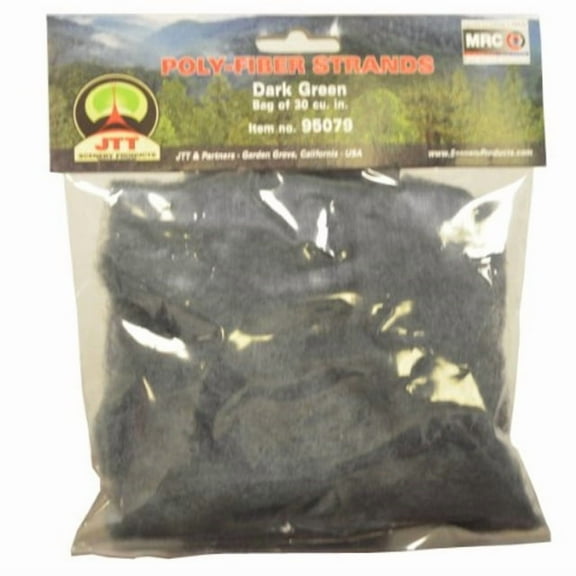 JTT Scenery Products Poly-Fiber Strands Dark Green