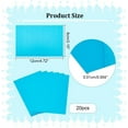 thumbnail image 6 of 20Pcs Blank Blue Metal Business Cards 0.1mm Thick Aluminum Business Cards Sheet, 6 of 9