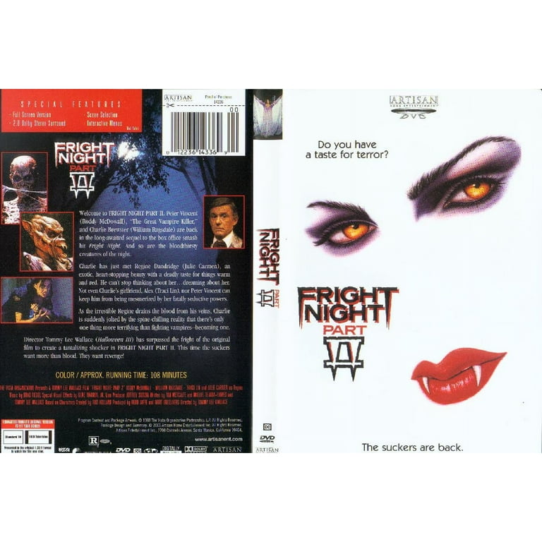 Fright Night Pt II DVD 1988 - Walmart.com