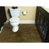 Customizable 5'x6' Plush Wall-to-Wall Bathroom Carpeting
