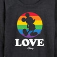 thumbnail image 3 of Disney - Love Mickey Pride - Women's Lightweight French Terry Long Sleeve Shirt, 3 of 5