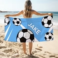 thumbnail image 3 of Personalized Beach Towel for Kids - Custom Beach Towel with Name- Soft Swimming Towel, Customized Bath/Pool/Beach Towel for Boys Girls, 3 of 8