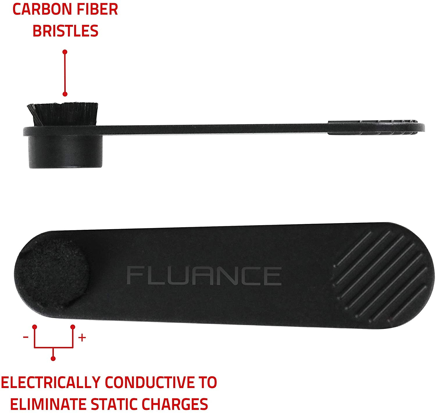 Fluance Vinyl Record & Stylus Cleaning Kit with 2in1 AntiStatic