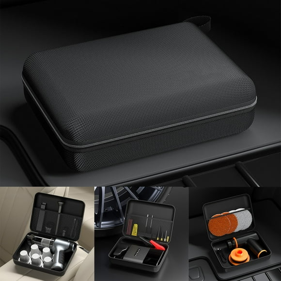 Bolsa de almacenamiento y organización para aspiradora de coche, cargador de auriculares, bolsa de almacenamiento de batería, paquete de accesorios digitales, estuches de almacenamiento