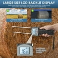 thumbnail image 3 of Sutowe Hay Moisture Tester with Dual Probe LED Display Hay Moisture Meter Accurate Measurement Forage Humidity Tester for Alfalfa Forage Orchard Grass, 3 of 8