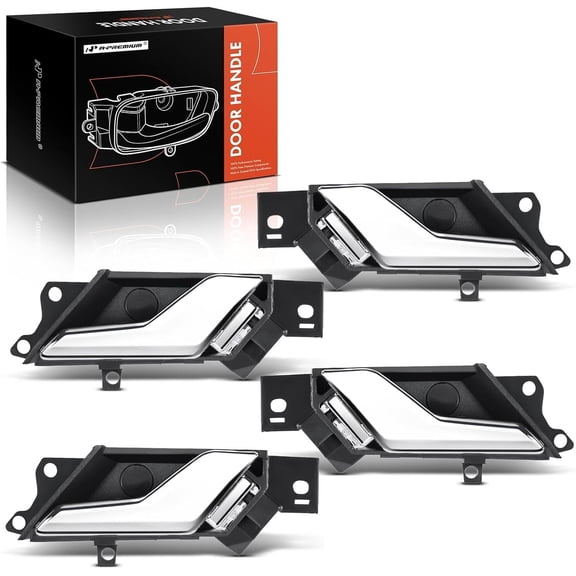 A-Premium Inside Interior Door Handles Compatible with Chevrolet Captiva Sport 2012-2015 & Saturn Vue 2008-2010 Chrome 4-PC Set Front and Rear Driver and Passenger Side