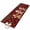 Red,Black, variant on Gingerbread Christmas 2'x6' Runner Rugs for Hallway Kitchen Bedside Non Slip, Xmas Balls Branches Red Buffalo Plaid Entryway Rug Runners with Rubber Backing, Long Carpet Runner for Laundry Room