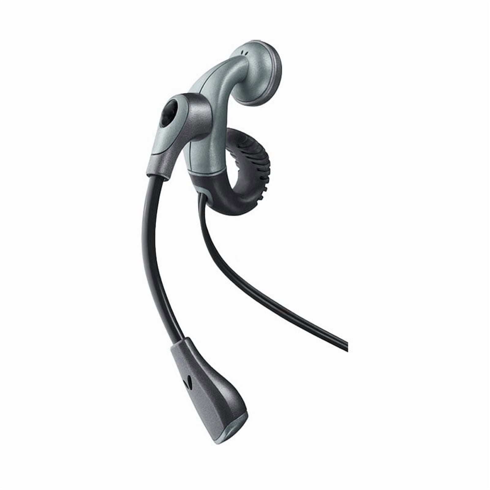 Wired Earphone for Motorola Moto Tab G62/Tab G70 - with Boom Mic Ear-hook 3.5mm Adapter Single Earbud Headphone Hands-free Microphone