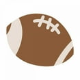 thumbnail image 3 of Grey, Jace 15x15 Black Modern Framed Museum Art Print Titled - Football, 3 of 5