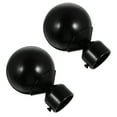 thumbnail image 2 of FRCOLOR 4 pcs  Curtain Pole End Delicate Curtain Rod Decorative Head Curtain Rod Part, 2 of 8
