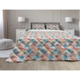 thumbnail image 1 of Colorful Comforter & Sham Bedding Set, Bohemian Graphic Colored Print with Circles Intersecting in Regular Order, 3 pcs Duvet Set Microfiber Filling Quilt, 5 Sizes, Multicolor, by Ambesonne, 1 of 4