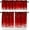 Xmas-3, variant on Red Christmas Snowflakes Curtain Set, Merry Xmas Holiday Window Valances and Tier Set for Living Room Kitchen Home Décor 54''x18'' & 27''x24''x2, 3 Panels