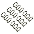 thumbnail image 1 of Unique Bargains Metal Binder Rings, Detachable, Dark Grey, 6 Pack, 1 of 6