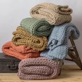 thumbnail image 5 of Cooling Knitted Weighted Blanket, Hand Made Chunky Knit Weighted Throw Blanket, 5 of 5