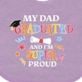 thumbnail image 4 of Inktastic My Dad Graduated and I'm Super Proud Boys or Girls Baby Bib, 4 of 4